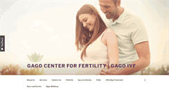 Desktop Screenshot of gagofertility.com